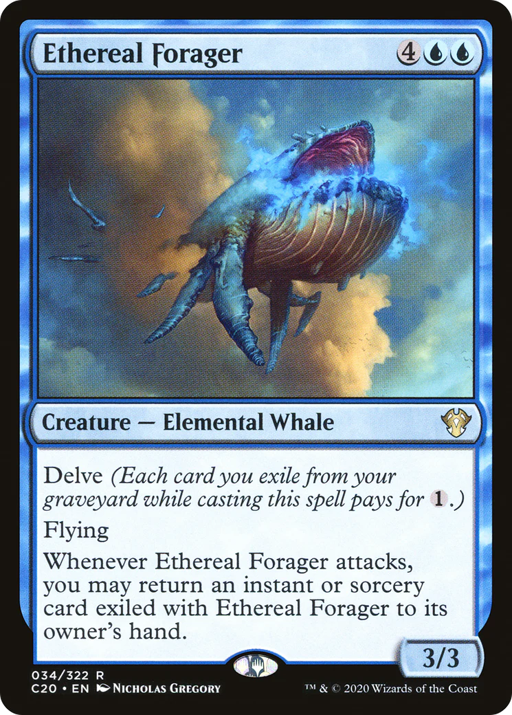 Ethereal Forager (C20-034)  - Commander 2020