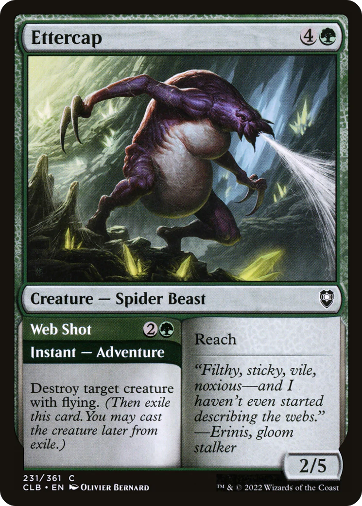 Ettercap (CLB-231) Foil - Commander Legends: Battle for Baldur's Gate