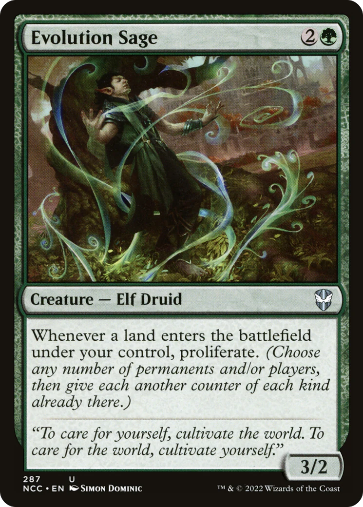 Evolution Sage (NCC-287)  - New Capenna Commander
