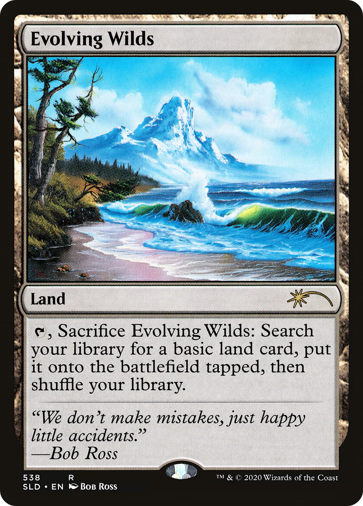 Evolving Wilds (Bob Ross) (SLD-538)  Foil - Secret Lair Drop