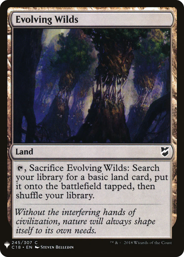 Evolving Wilds (C18) (LIST-245)  - The List