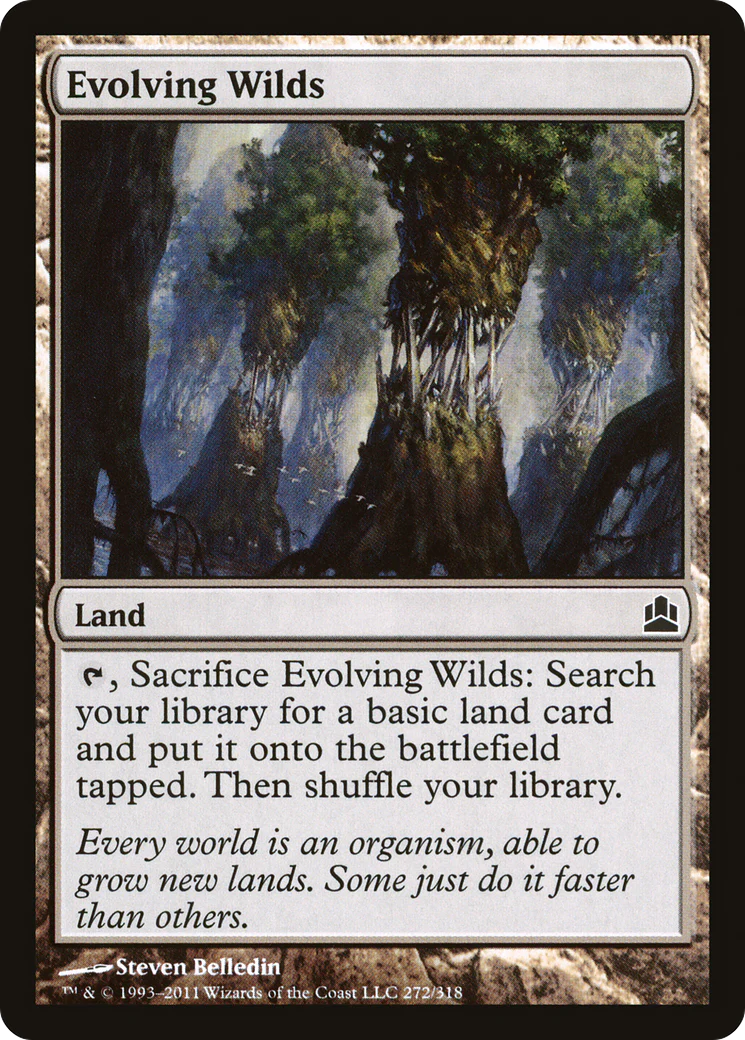 Evolving Wilds (CMD-272)  - Commander 2011