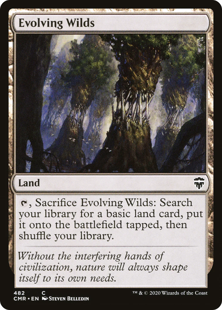 Evolving Wilds (CMR-482)  - Commander Legends
