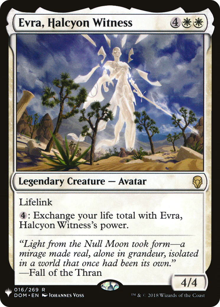 Evra, Halcyon Witness (LIST-016) - The List
