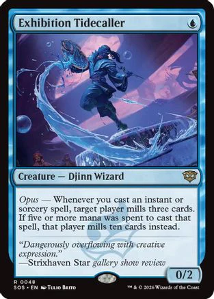 Exhibition Tidecaller (SOS-048)  Foil - Secrets of Strixhaven