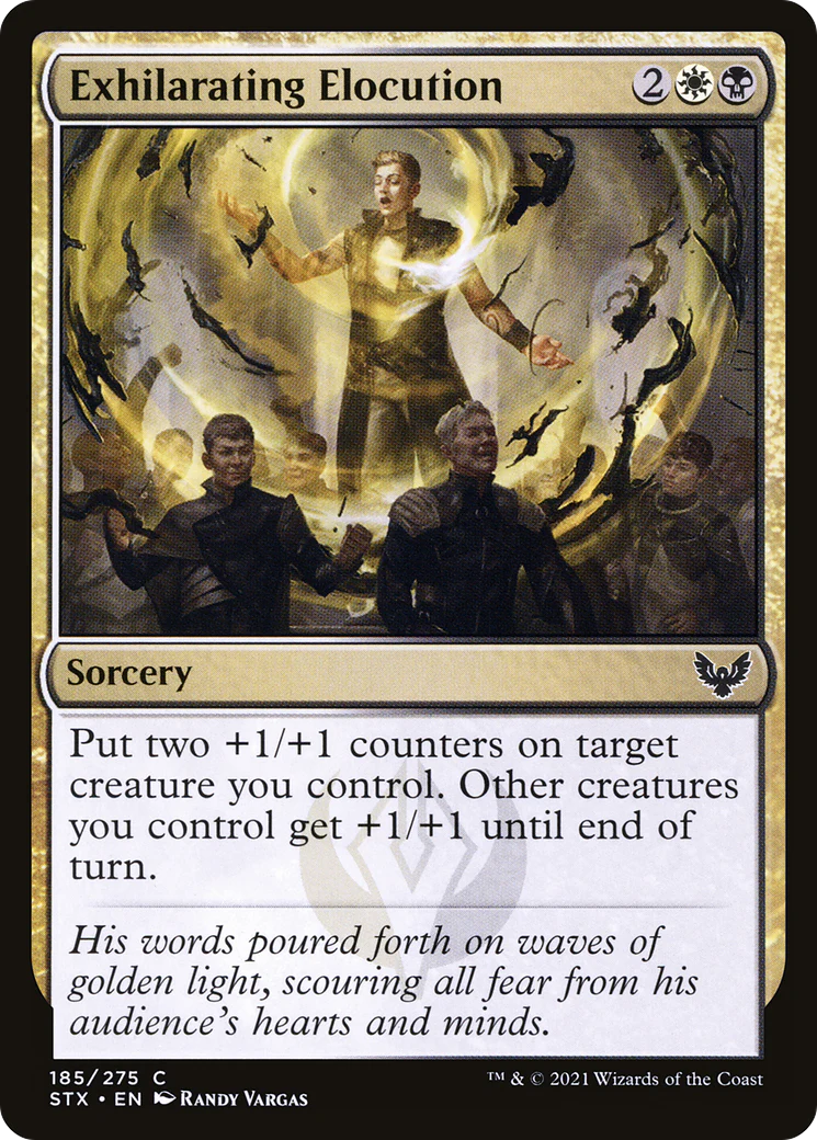 Exhilarating Elocution (STX-185)  - Strixhaven: School of Mages