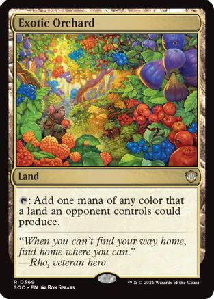 Exotic Orchard (SOC-369)  - Commander: Secrets of Strixhaven