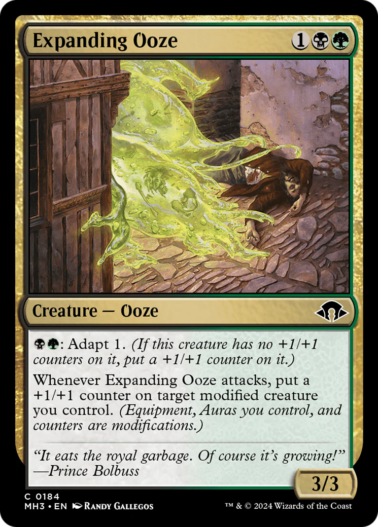 Expanding Ooze (MH3-184)  Foil - Modern Horizons 3