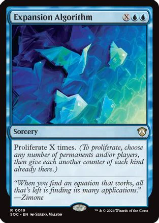 Expansion Algorithm (SOC-019)  - Commander: Secrets of Strixhaven