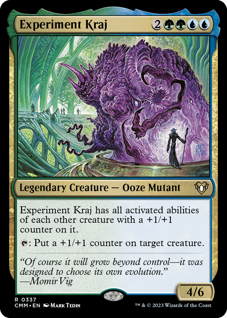 Experiment Kraj (CMM-337)  Foil - Commander Masters