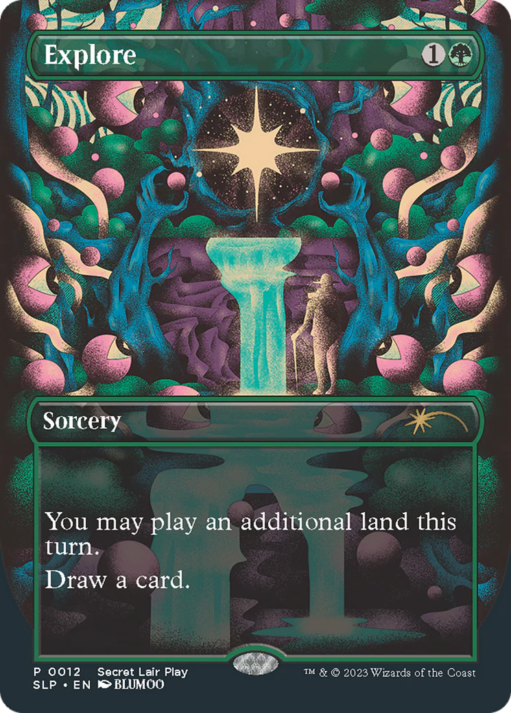 Explore (SLP-012)  Foil - Secret Lair Showdown (Borderless)