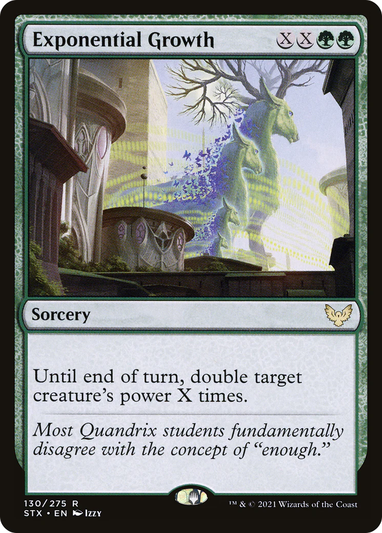 Exponential Growth (STX-130)  - Strixhaven: School of Mages