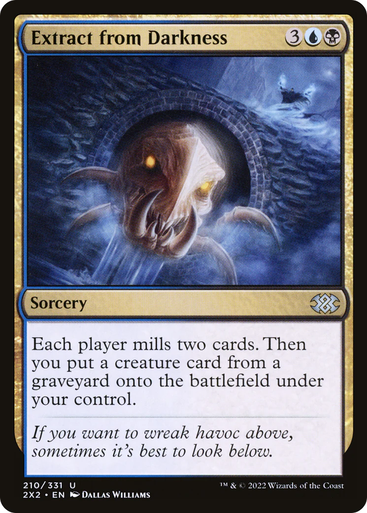 Extract from Darkness (2X2-210)  - Double Masters 2022