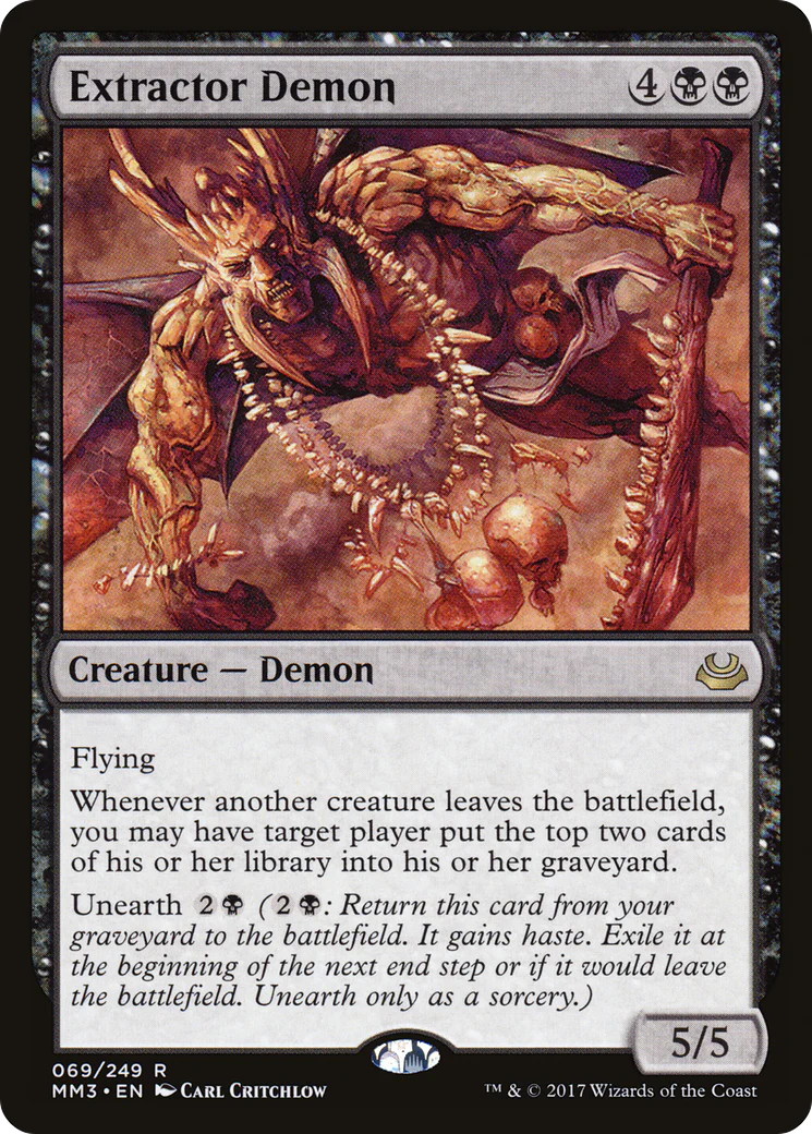 Extractor Demon (MM3-069)  Foil - Modern Masters 2017