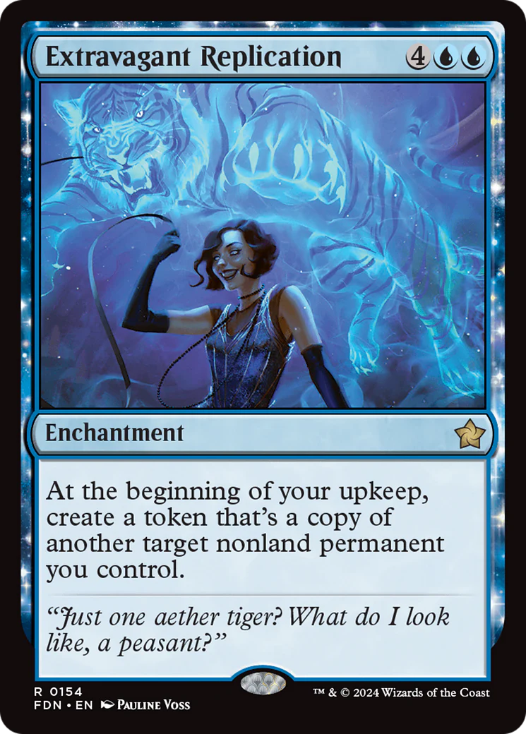 Extravagant Replication (FDN-154)  Foil - Foundations