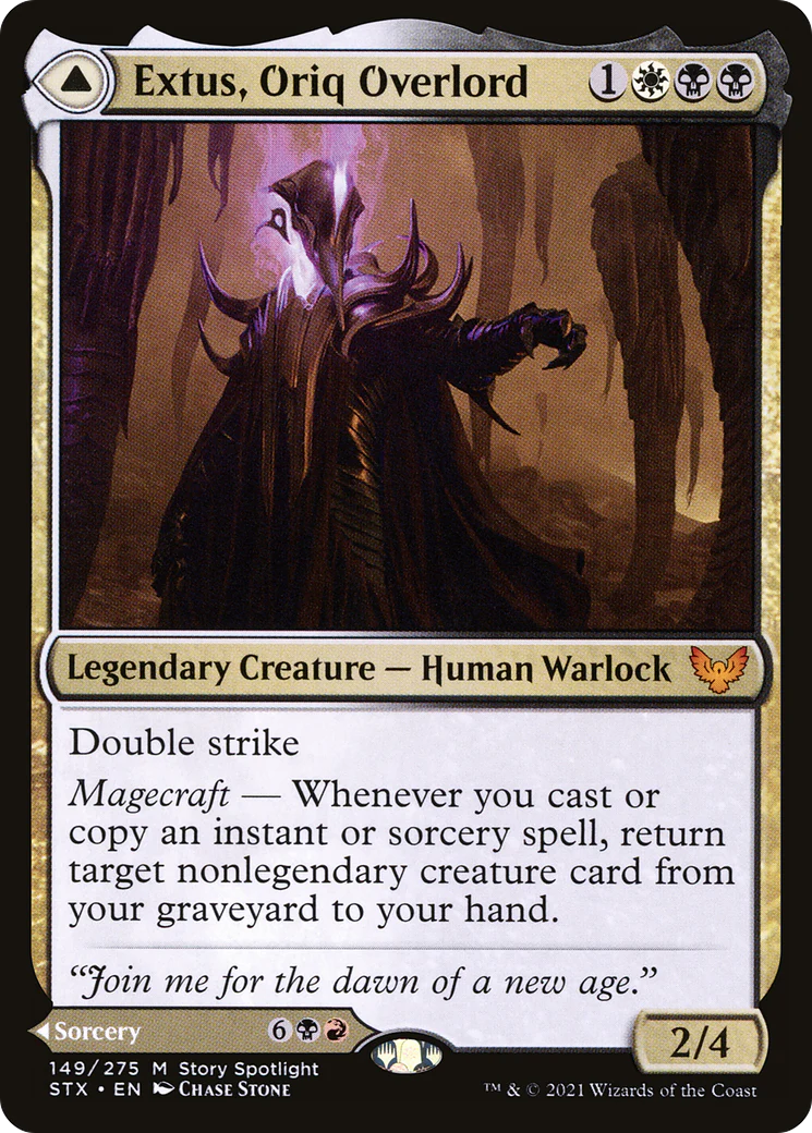 Extus, Oriq Overlord (STX-149)  Foil - Strixhaven: School of Mages