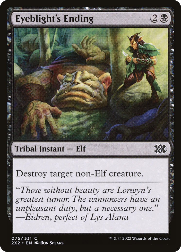 Eyeblight's Ending (2X2-075)  Foil - Double Masters 2022