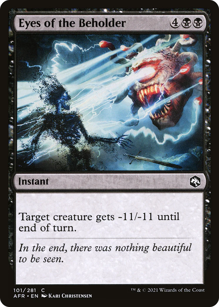 Eyes of the Beholder (AFR-101)  Foil - Adventures in the Forgotten Realms
