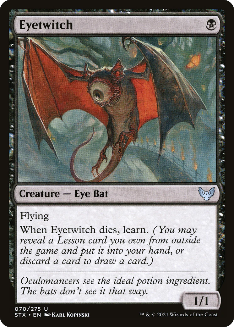 Eyetwitch (STX-070)  Foil - Strixhaven: School of Mages