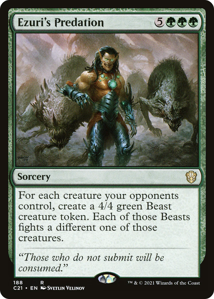 Ezuri's Predation (C21-188)  - Commander 2021
