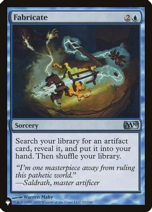 Fabricate (LIST-52/249)  Foil - The List Reprints