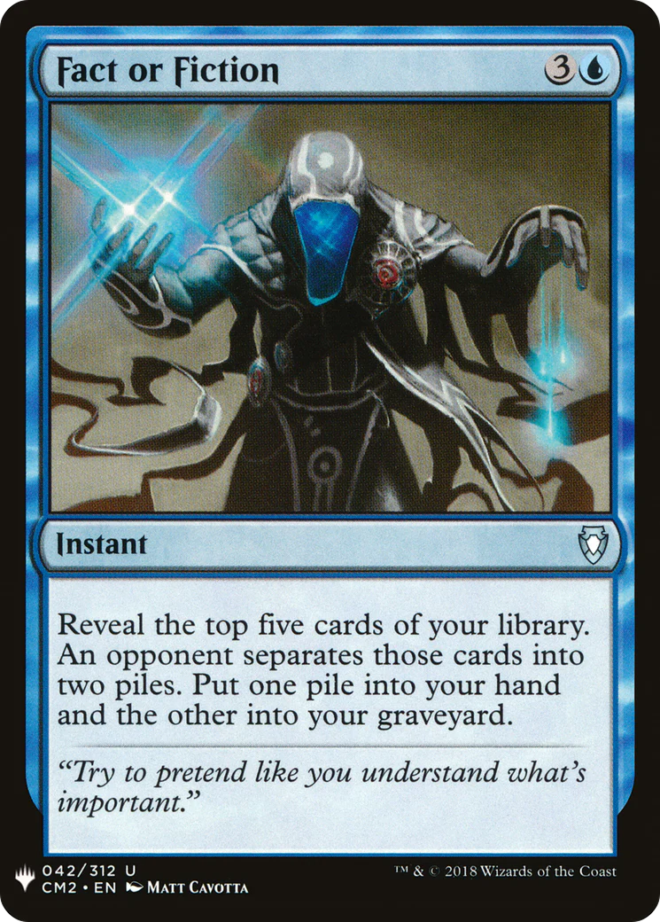 Fact or Fiction (CM2) (LIST-042)  - The List
