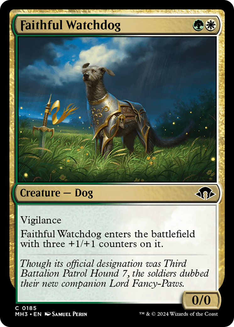 Faithful Watchdog (MH3-185)  Foil - Modern Horizons 3