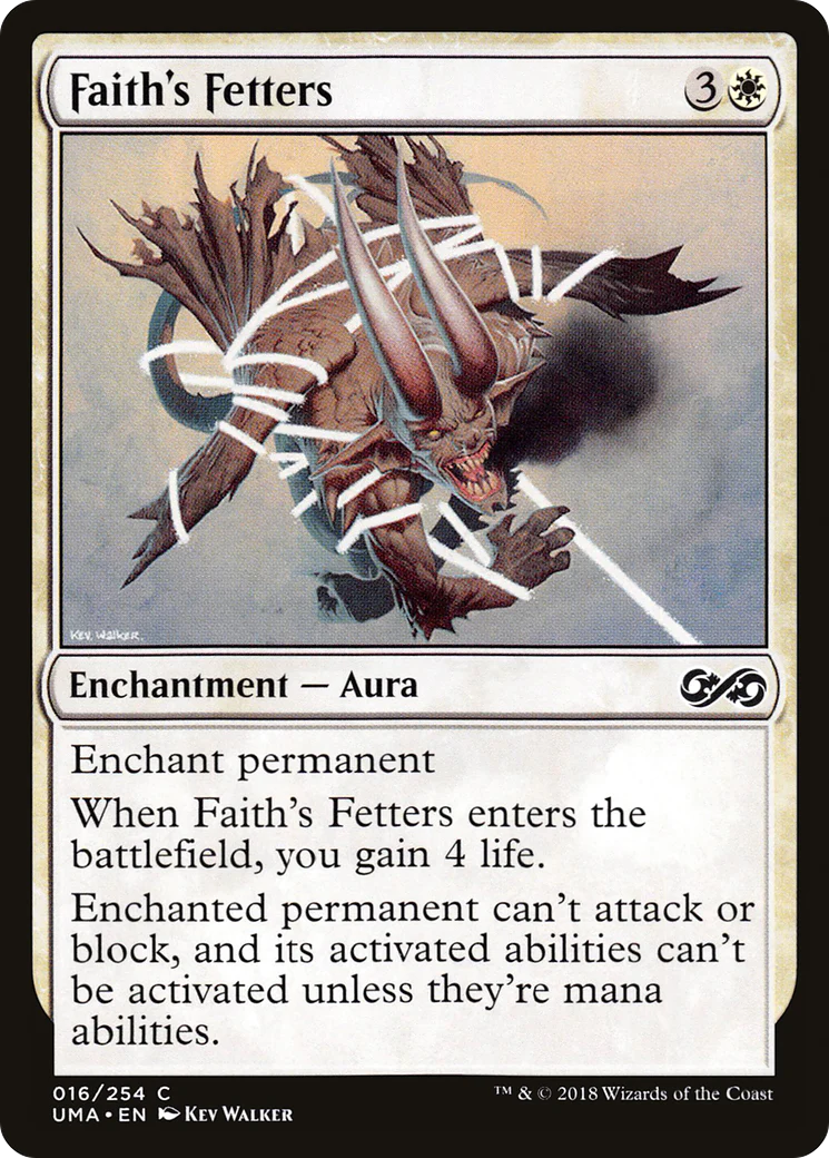 Faith's Fetters (UMA-016)  Foil - Ultimate Masters