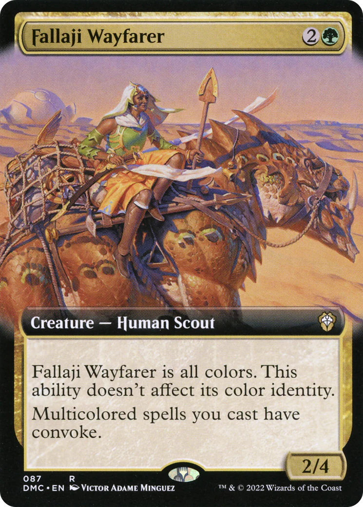 Fallaji Wayfarer (Extended Art) (DMC-087)  - Dominaria United Commander: (Extended Art)