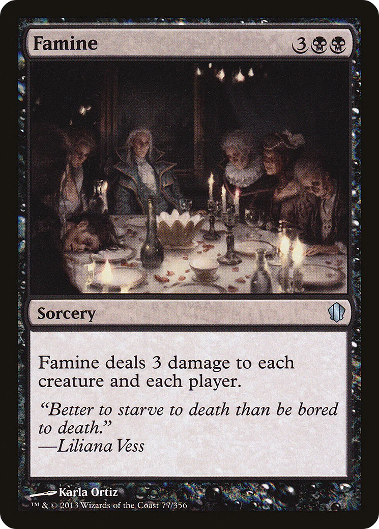 Famine (C13-077)  - Commander 2013