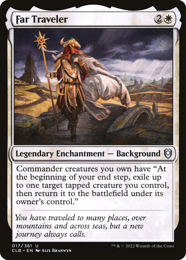 Far Traveler (CLB-017)  Foil - Commander Legends: Battle for Baldur's Gate