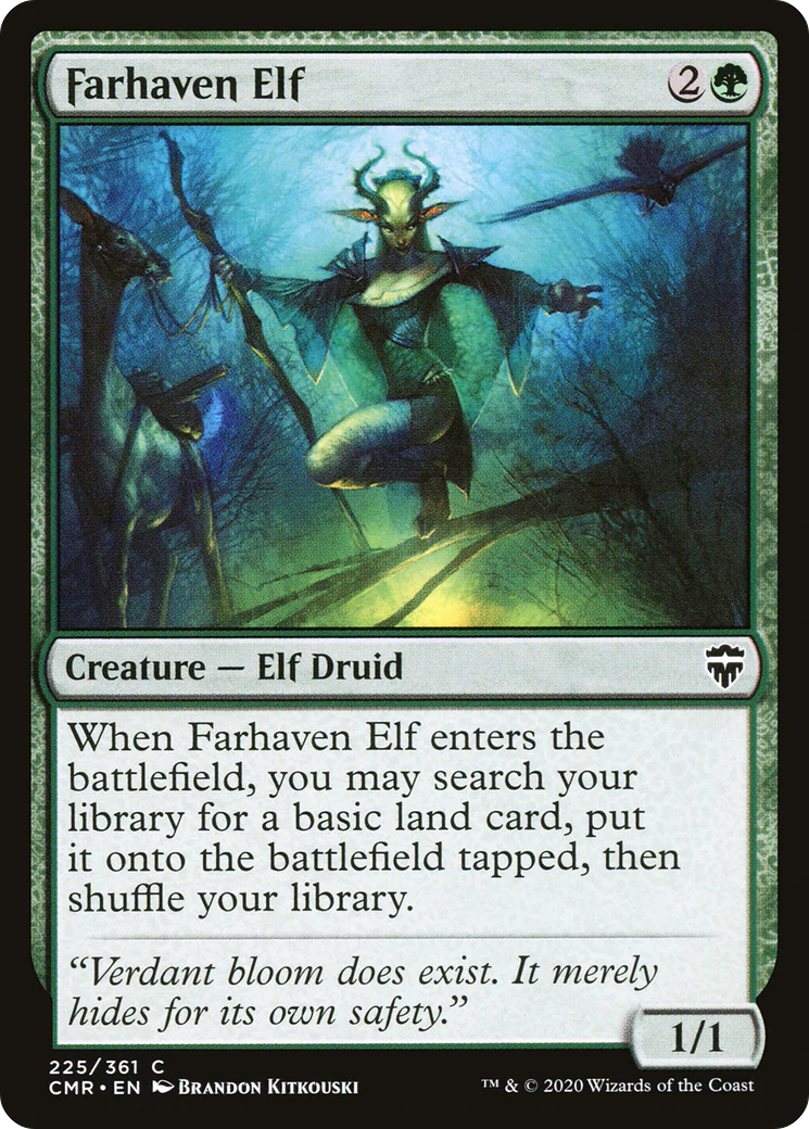 Farhaven Elf (CMR-225)  - Commander Legends