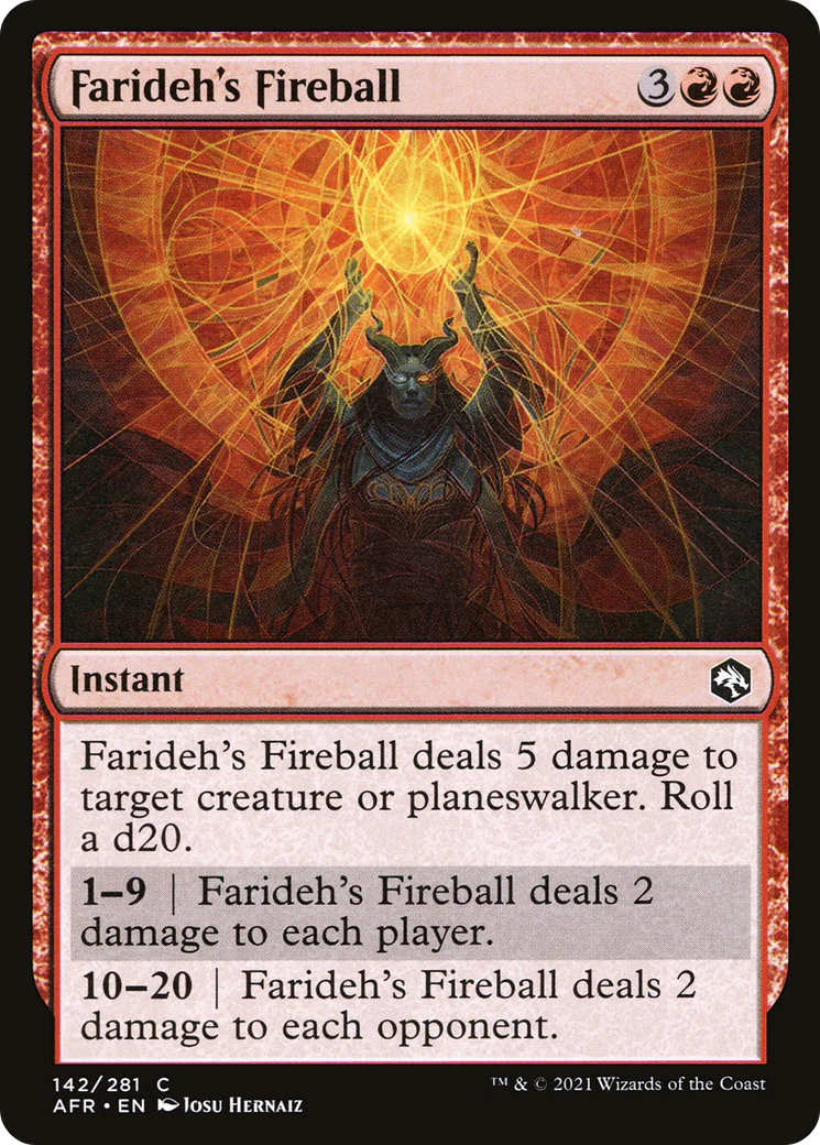 Farideh's Fireball (AFR-142)  - Adventures in the Forgotten Realms