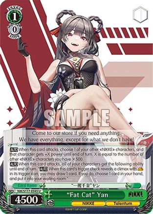 "Fat Cat" Yan (NIK/S117-E045 U) - GODDESS OF VICTORY: NIKKE