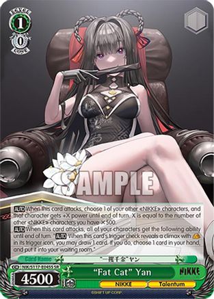 "Fat Cat" Yan (SR) (NIK/S117-E045S SR) - GODDESS OF VICTORY: NIKKE