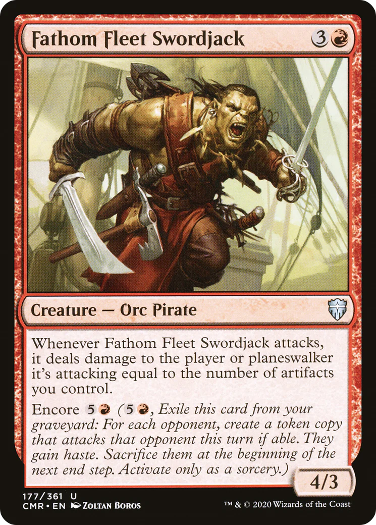 Fathom Fleet Swordjack (CMR-177)  - Commander Legends