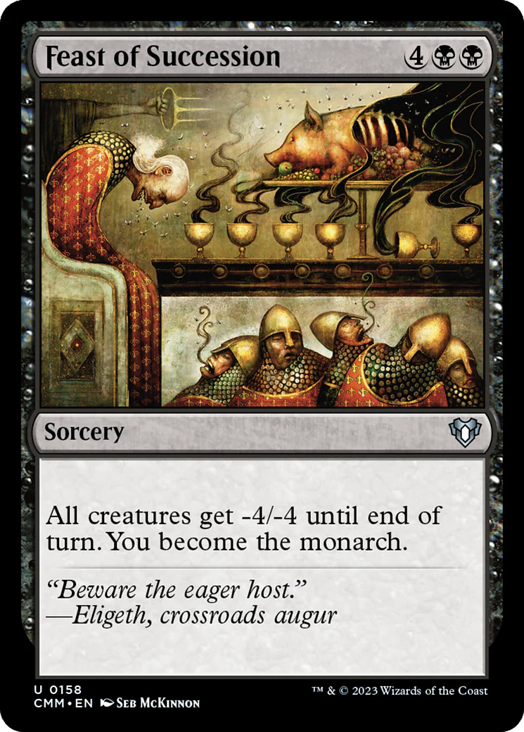 Feast of Succession (CMM-158)  - Commander Masters