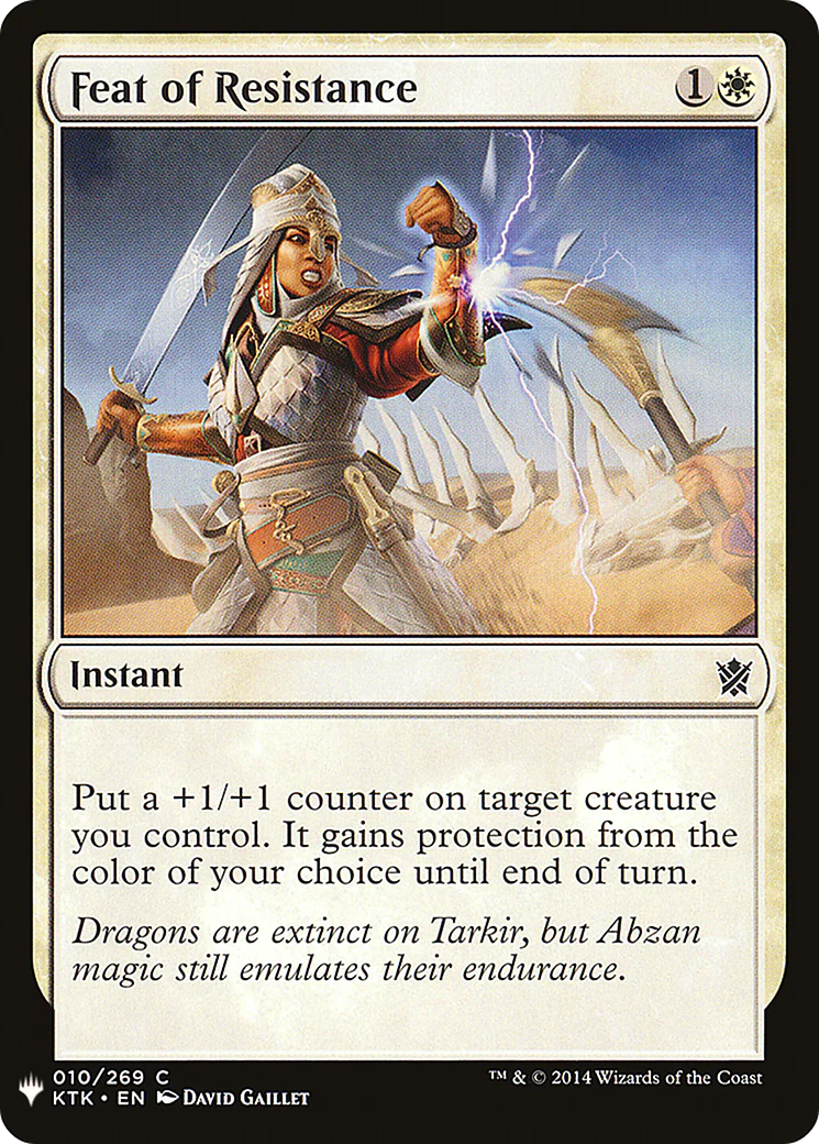 Feat of Resistance (LIST-010)  - The List