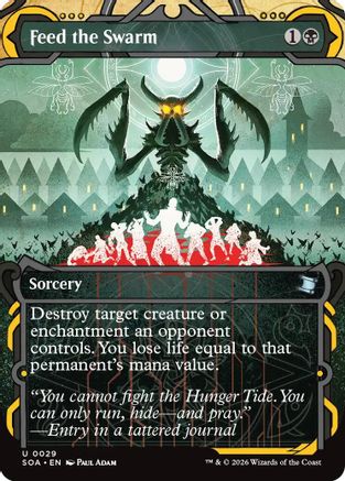 Feed the Swarm (SOA-029)  Foil - Secrets of Strixhaven: Mystical Archive