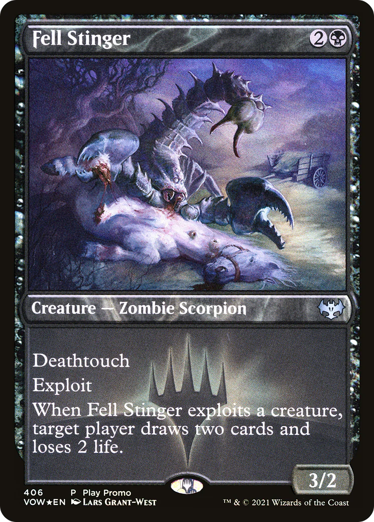 Fell Stinger (PLAY-406)  Foil - Innistrad: Crimson Vow