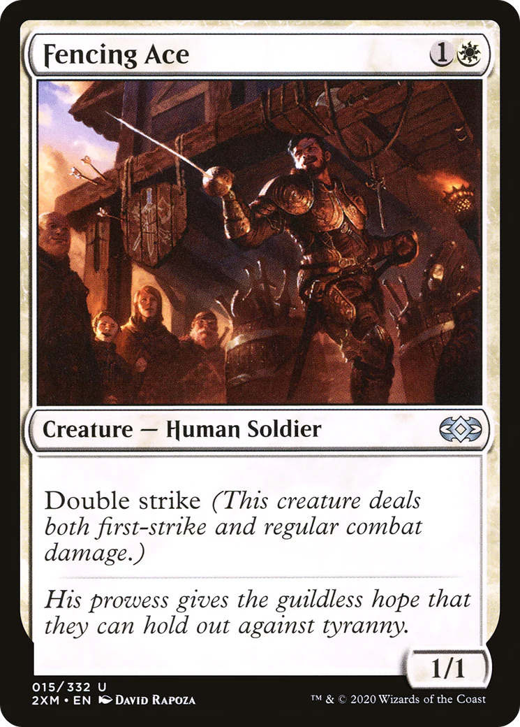 Fencing Ace (2XM-015)  Foil - Double Masters