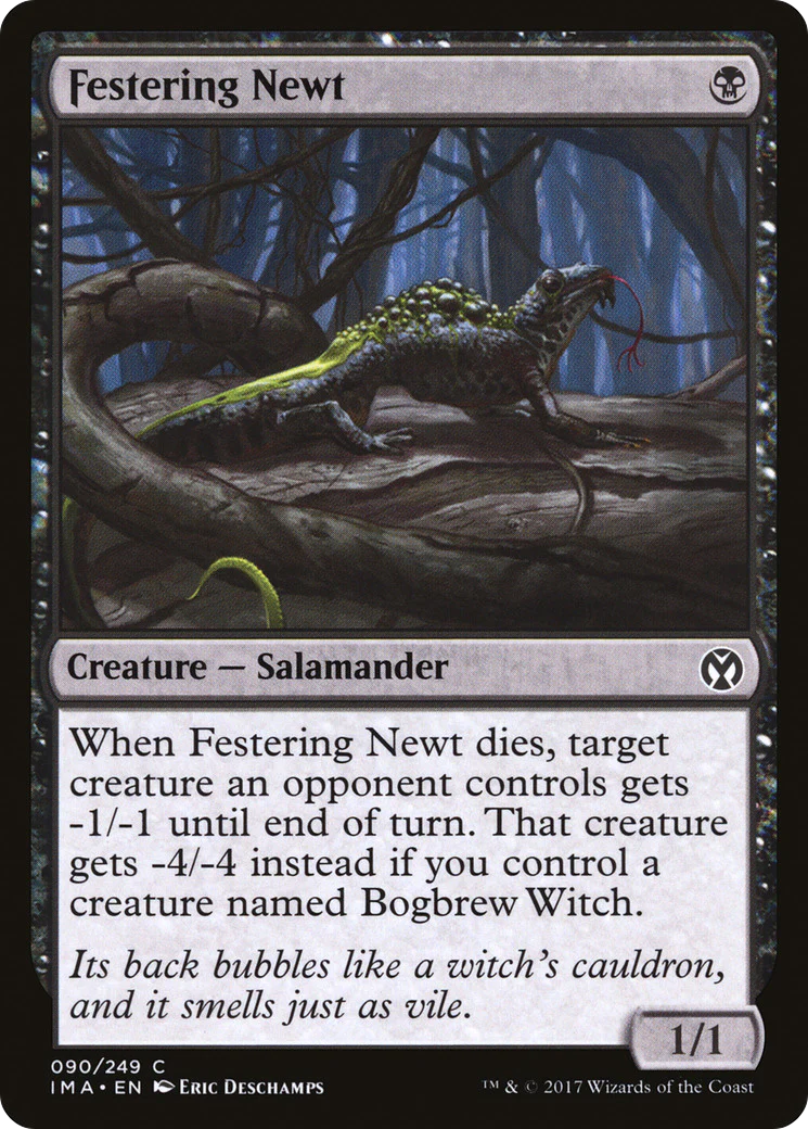 Festering Newt (IMA-090)  Foil - Iconic Masters