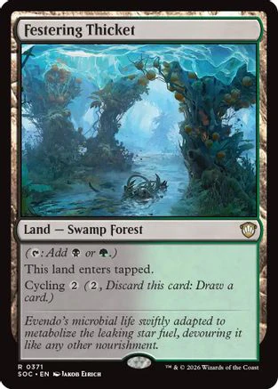 Festering Thicket (SOC-371)  - Commander: Secrets of Strixhaven