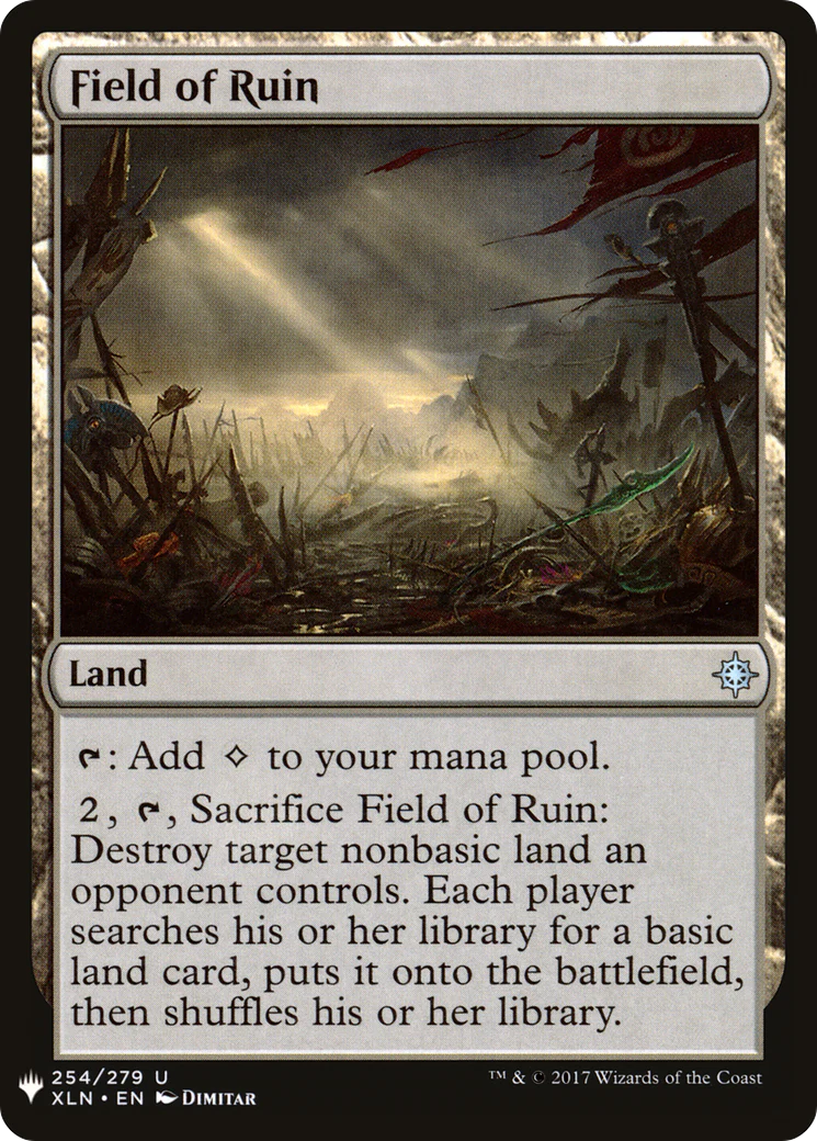 Field of Ruin (LIST-254)  - The List