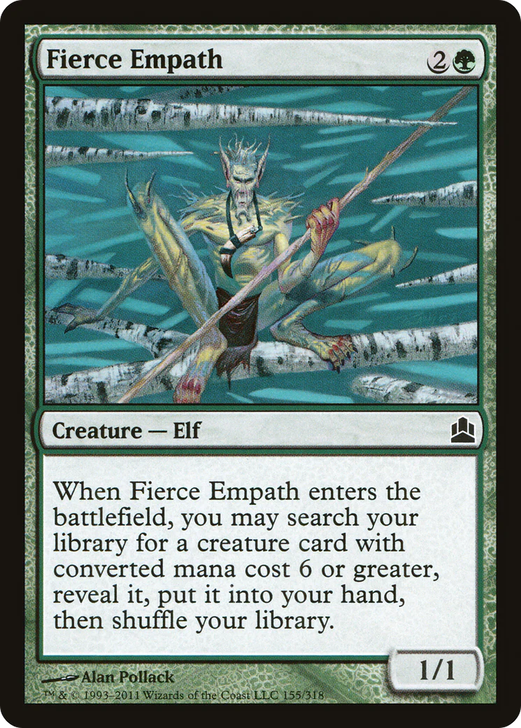 Fierce Empath (CMD-155)  - Commander 2011