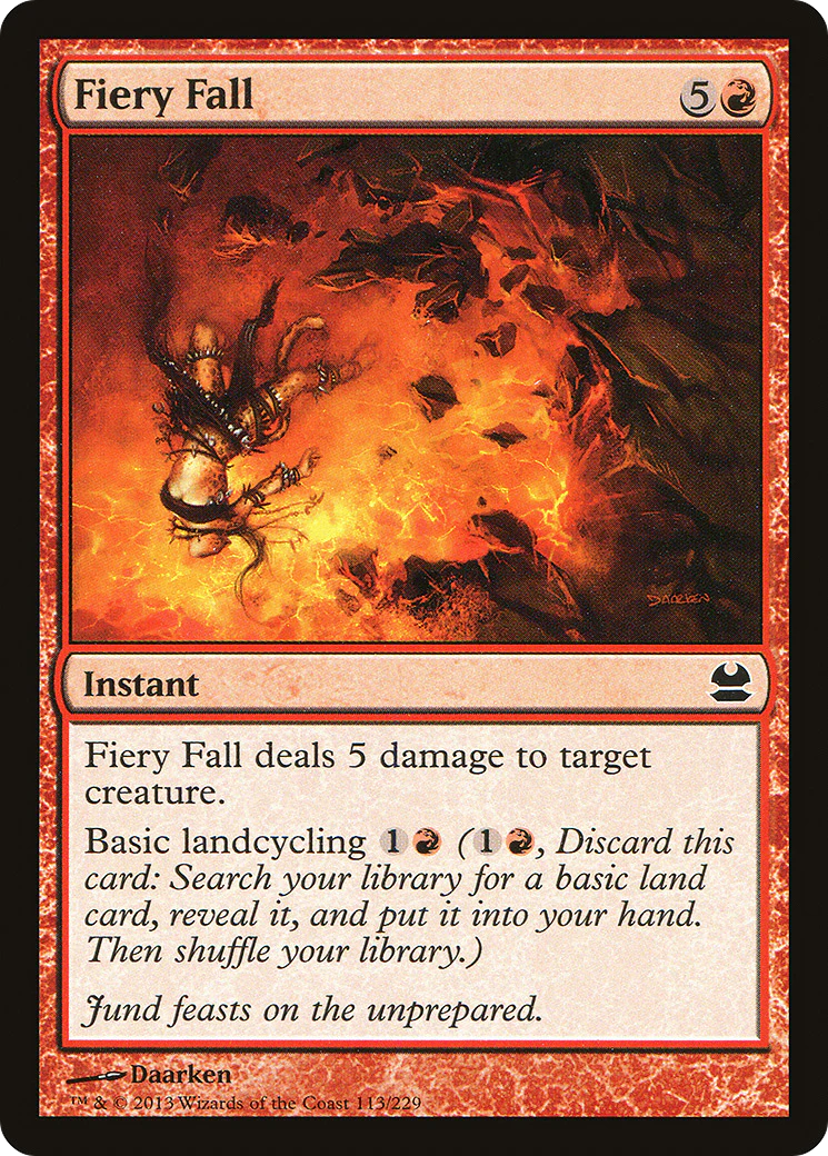 Fiery Fall (MMA-113)  - Modern Masters