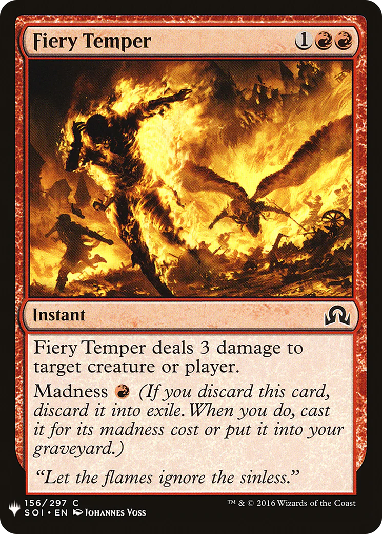 Fiery Temper (LIST-156)  - The List
