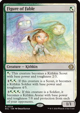Figure of Fable (ECL-224)  Foil - Lorwyn Eclipsed