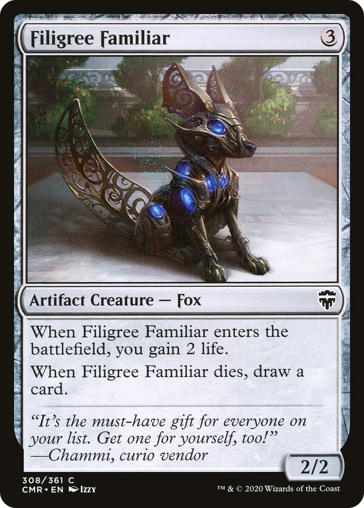 Filigree Familiar (CMR-308)  - Commander Legends