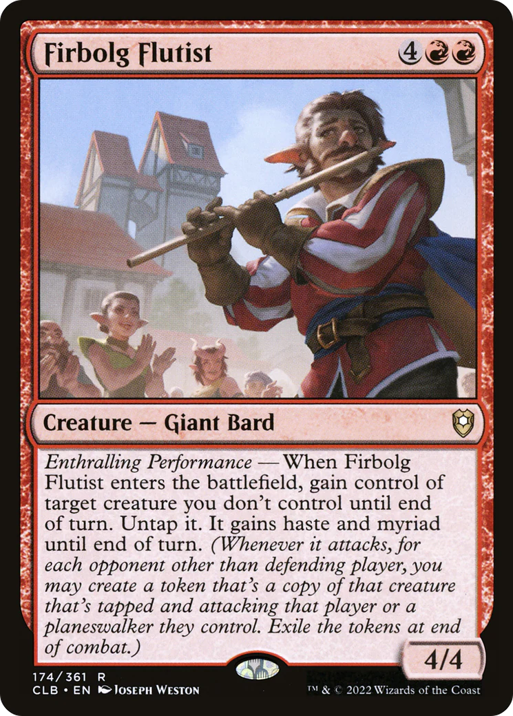 Firbolg Flutist (CLB-174)  Foil - Commander Legends: Battle for Baldur's Gate